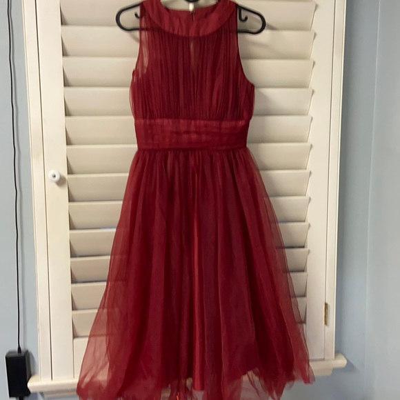 Vintage tulle halter top dress - Picture 1 of 5